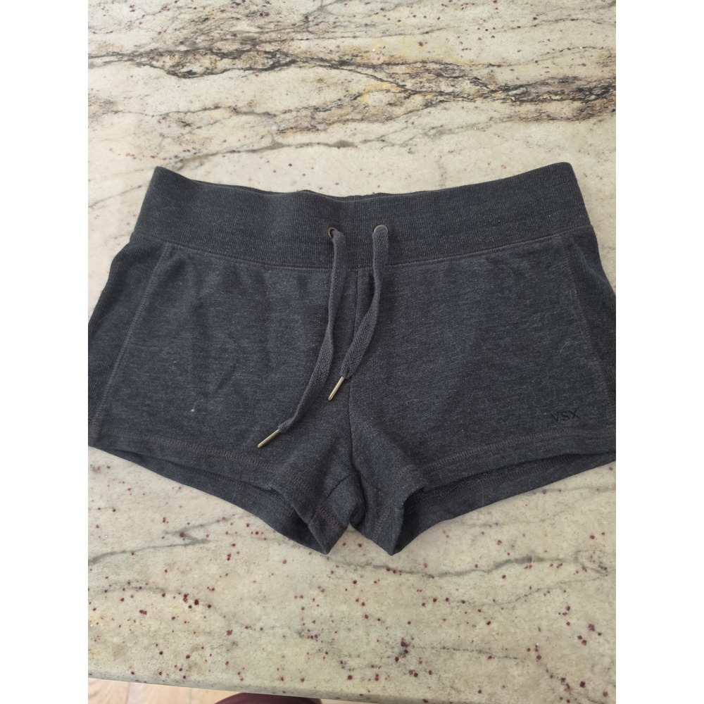 VSX Women's Athletic Shorts Dark Gray Drawstring Waist medium
